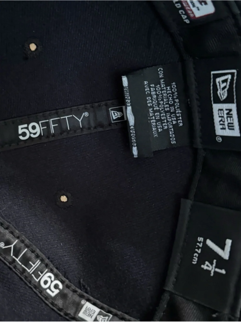New Era Navy Pearl-Trim NY Embellished Baseball Cap